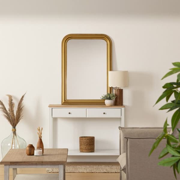 Spegel "Adèle" i guld 74x104cm gyllene