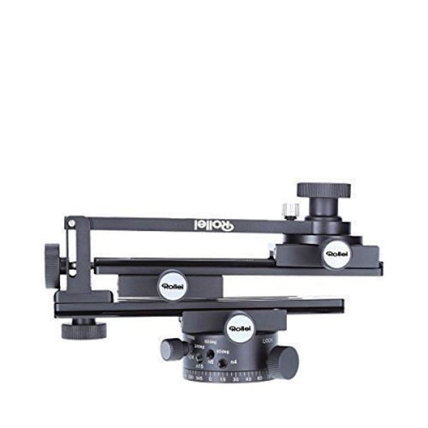 Rollei Panoramic Head 200 Mark II Stativhuvud för flera linjers panoramabilder, Maximal belastning 3 kg, Kompatibel