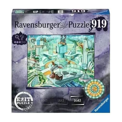 Pussel - RAVENSBURGER - EXIT: CIRKELPUZZLET ÅR 2083 - 919 bitar - 64 x 50 cm
