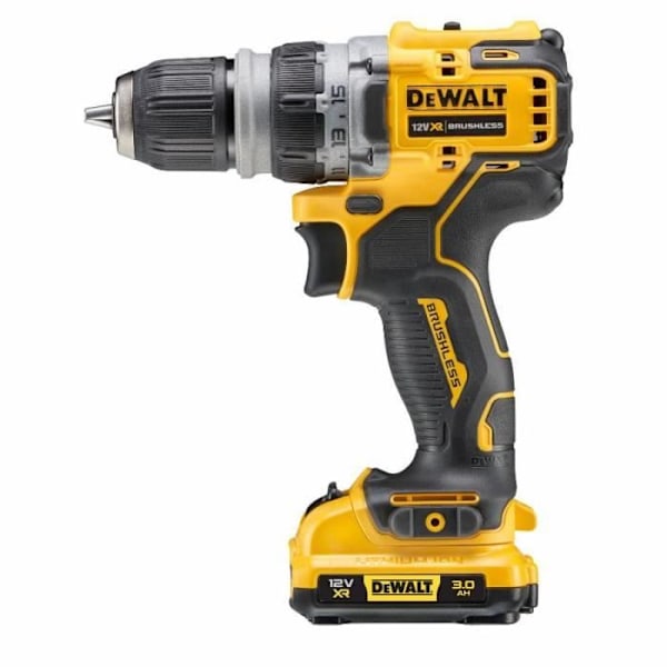 XR 12V 3Ah Li-Ion borstlös flerhuvudsborrmaskin DEWALT - DCD703L2T-QW