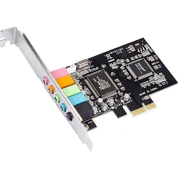 MicroConnect 24-bitars 192 kHz 5.1 PCIe CMI-8738 ljudkort