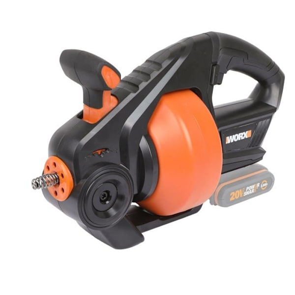 Worx - WX891.9 - 18V avloppsskruv (max 20V) - (endast verktyg - Batteri och laddare säljs separat)
