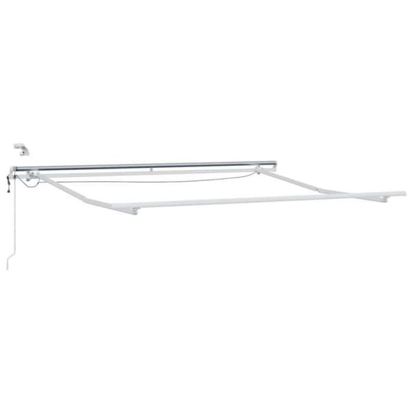 Vidaxl Markisram Vit 3 x 2,5 m Aluminium