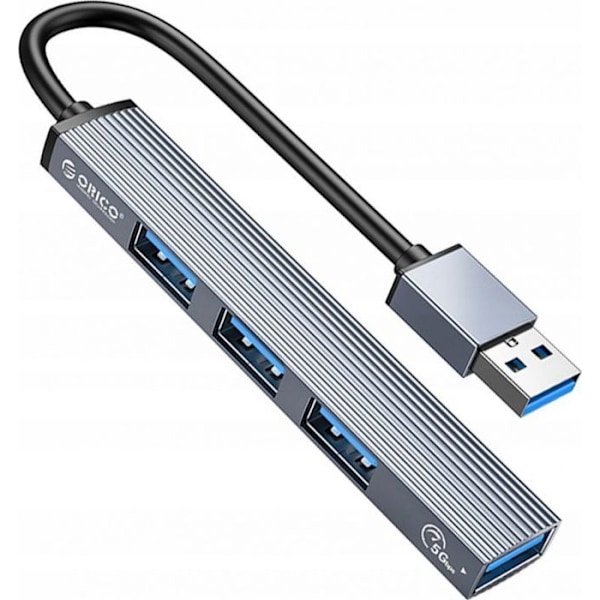 Hub Orico - AH-A13-GY-EP-HW - HUB USB Hub USB 5Gbps 1*USB-A 3.1, 3*USB-A 2.0, aluminium