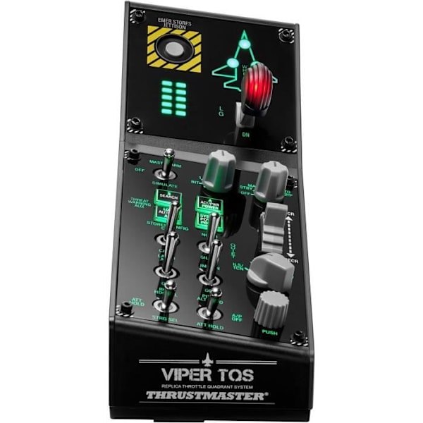 Cockpit kontrollpanel - THRUSTMASTER - Viper Panel - Svart - USB - PC - Gamepad Svart
