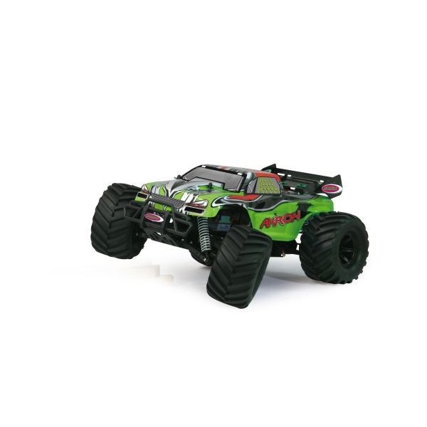 Akron Lipo BL 2,4Ghz radiostyrd monstertruck - Jamara - Borstlös 4WD - Grön - från 5 år och uppåt Flerfärgad