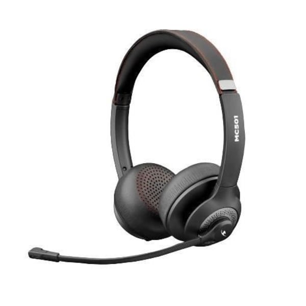 Headsetmikrofon - BLUESTORK - MC501 - Kabelansluten och Bluetooth - Flexibel mikrofon - Ultralätt och bekväm Svart