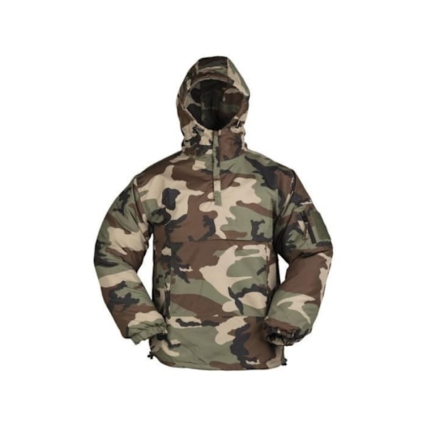 Anorak vinterstrid - Miltec - Woodland - 100% polyester - Elastisk vid ärmarna - 600 g Grön XL