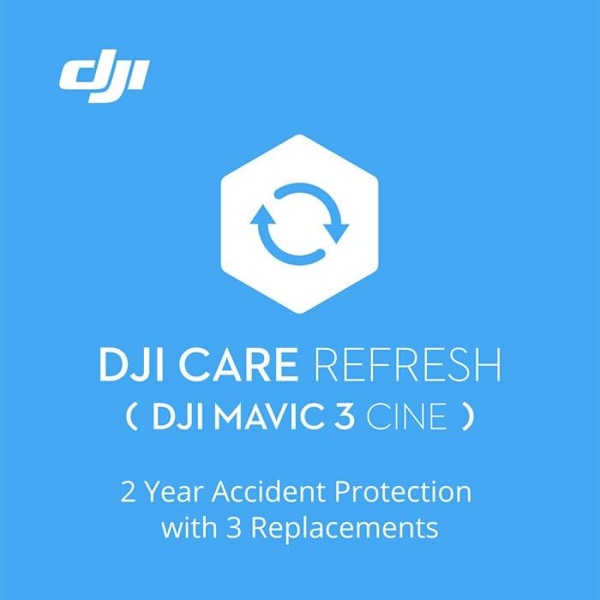 Dji Care Refresh 2-årskort för Dji Mavic 3 Cine Blue