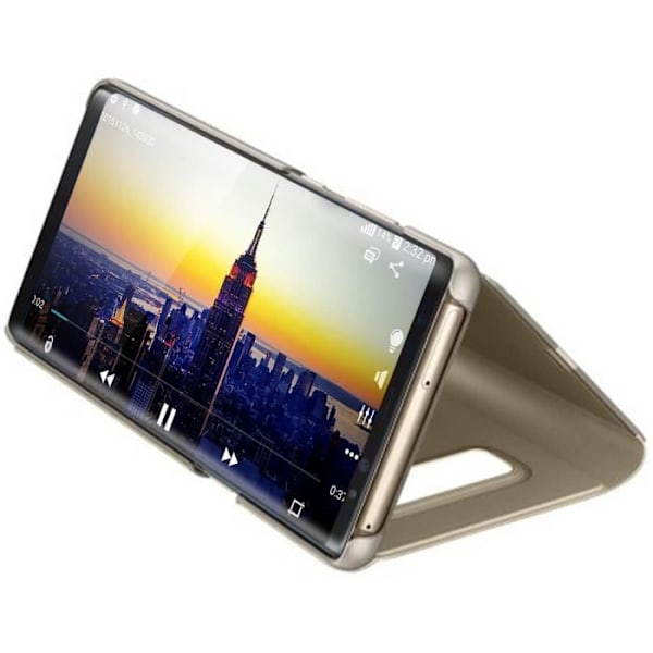 Samsung Clear View Cover Stand Note8 - Guld Guld