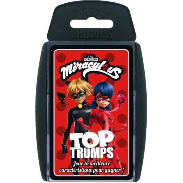 TOP TRUMPS Miraculous kortspel - Vinnande drag - TOP TRUMPS modell - Blandat - Från 6 år Mirakulös