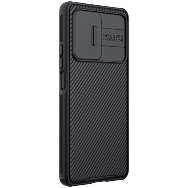 Fodral - NILLKIN - CamShield Pro - Svart - Halvstyv - Elegant Svart