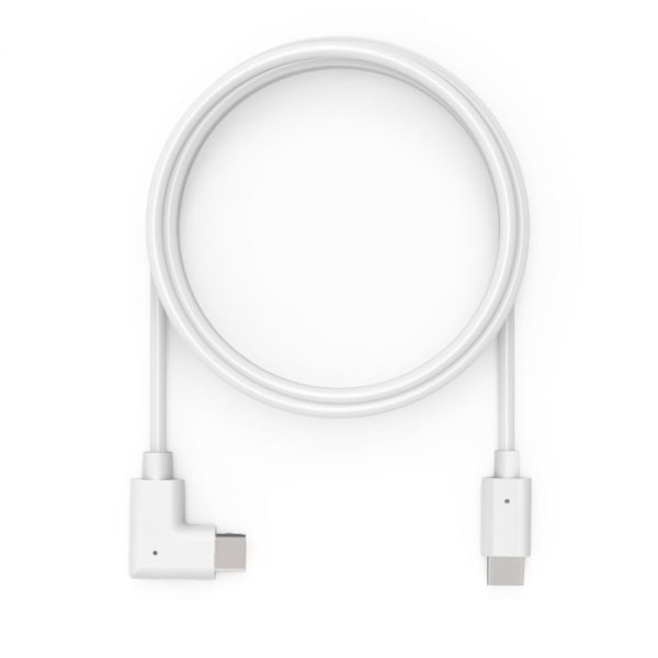 USB-C till USB-C-kabel - COMPULOCKS - 1,8 m - 90° kontaktdon - Kompatibel med säkerhetsfodral - Integrerad gömd