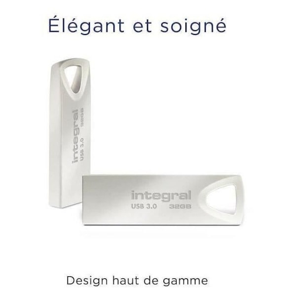 USB-nyckel - INTEGRAL - ARC - 32GB - USB 3.0 - Grå