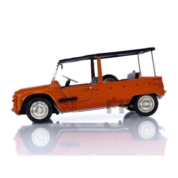 Miniatyrsamlingsbil - SOLIDO 1/18 - CITROEN Mehari Phase 1 - 1969 - Orange Kirgizistan - 1808201