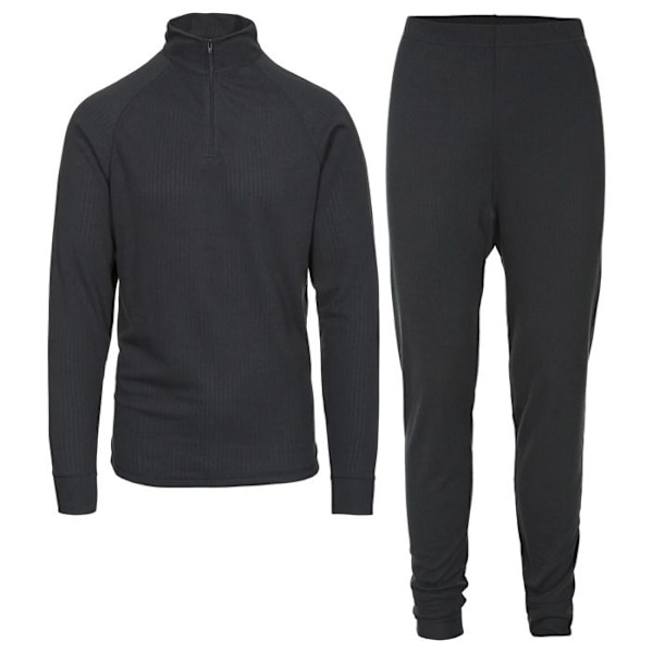 Termisk set - Trespass - Unite360 - Långa ärmar - 100% polyester - Unisex svart x XXL