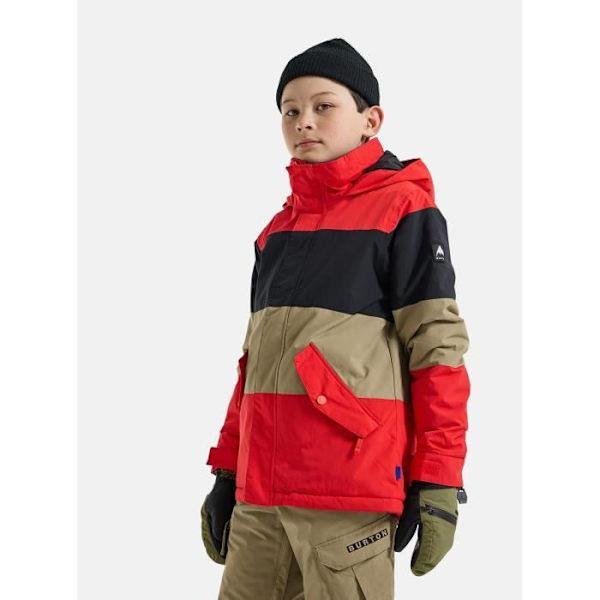 Burton Boys Symbol 2L Skid/Snöjacka Röd för pojkar - Vattentät - Andas - ThermacoreECO-isolering Röd jag
