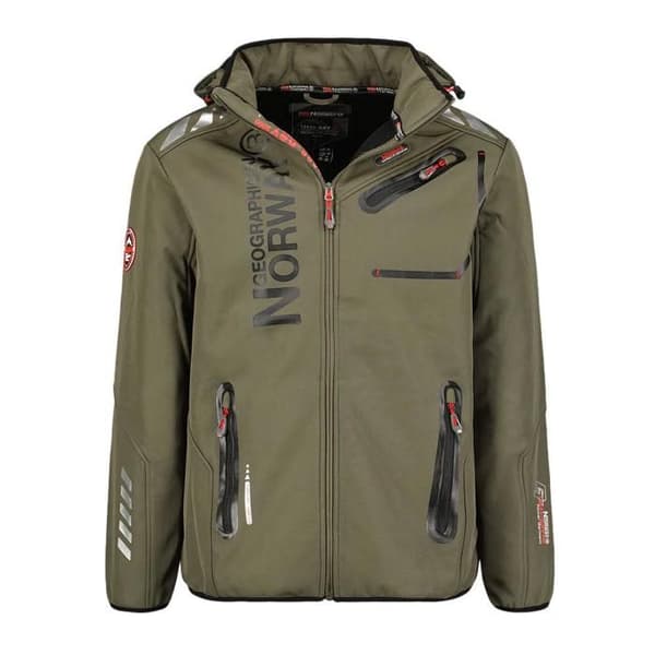 Parka Softshell Kaki/Noir Herr Geographical Norway Royaute WW1973H Kaki jag
