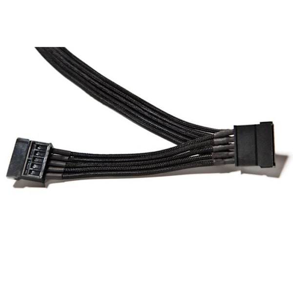 var tyst SATA-strömkabel CS-3420 - Svart - Längd 40 cm - 2xSATA-kontakter