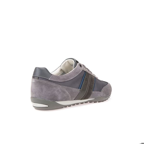 Baskets Geox Wells Suede+Textil - mörkgrå mörkgrå 44