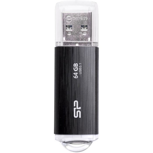 SILICON POWER USB Flash Drive 3.1 B02 - 64 GB - Svart