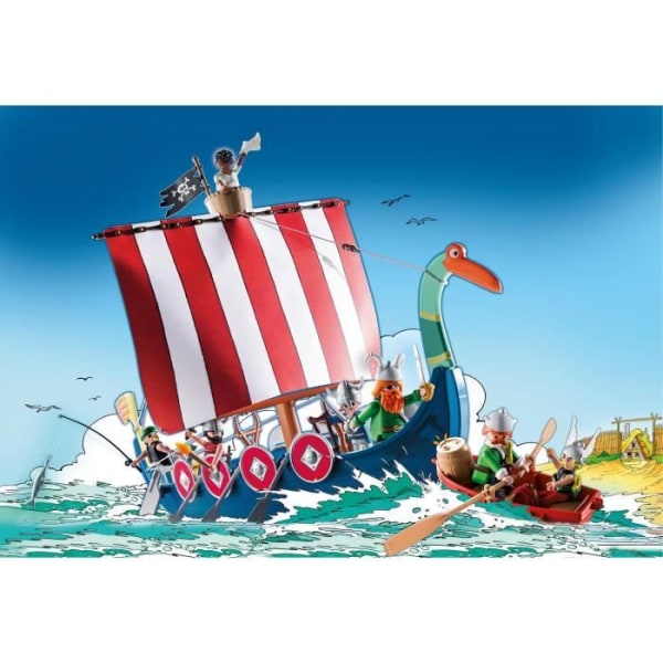 PLAYMOBIL Adventskalender - Asterix och piraterna - 71087 - 125 bitar inklusive 7 tecken