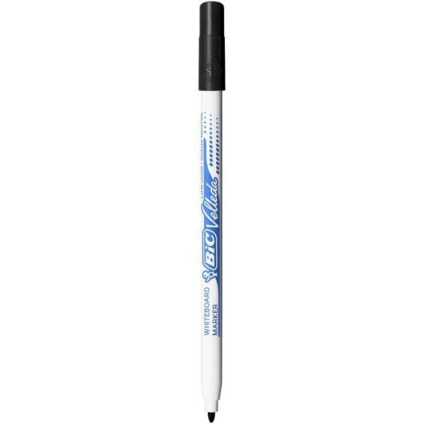 BIC Velleda 1721 Dry Erase Whiteboard Markers Fine Bullet Tip - Svart, kartong med 24 st Svart