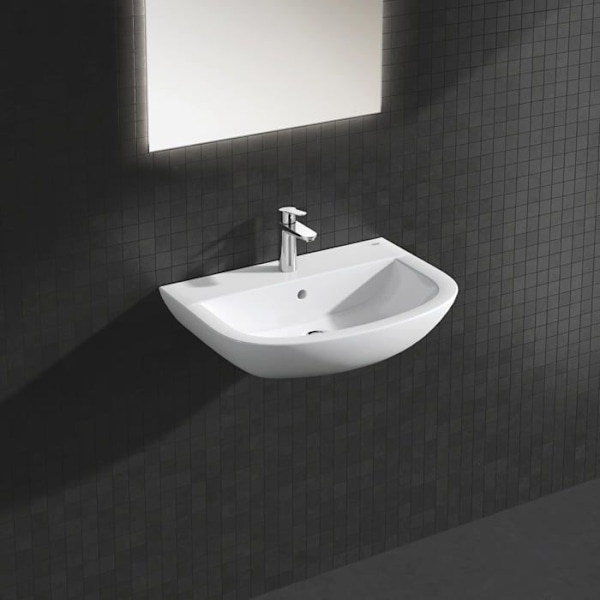 Tvättställsblandare - Grohe - MixerM2 - Vattensparande - Rostfritt stål - Grå Grå