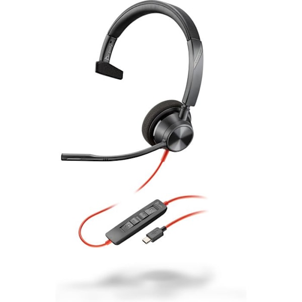HP Poly Blackwire 3310 USB-C H Svart