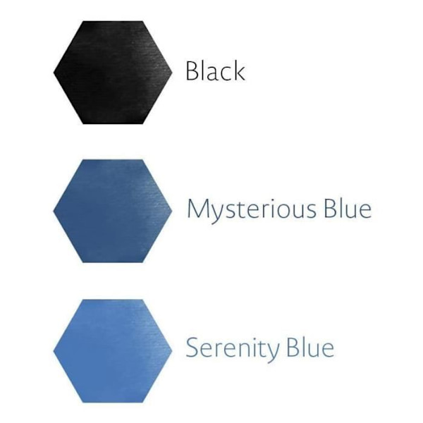 WATERMAN låda med 8 långa patroner, Mystery Blue bläck för reservoarpenna Mystery Blue Ink