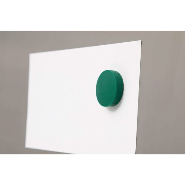Magnet - MAUL - Solid - Ø 32 mm - 0,8 kg - 4 st - Grön grön