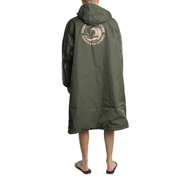 Vattentät poncho för blöjbyte - Regatta - Grön - 100% Polyester - Man - Höst/Vinter mörk khaki - 41c L/XL
