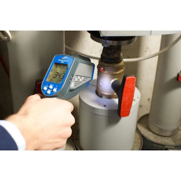 TFA Dostmann 31.1123K Scan Temp 490 Infraröd Termometer - Hög precision, Uppfyller HACCP-standard, med fabriksintyg