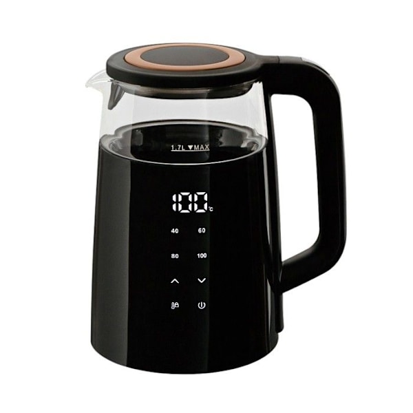 Elektrisk Kanna - Berlingerhaus - BH-9477 - 1,7 L - Digital Display - Svart/Rosa/Guld Svart/Rosa/Guld