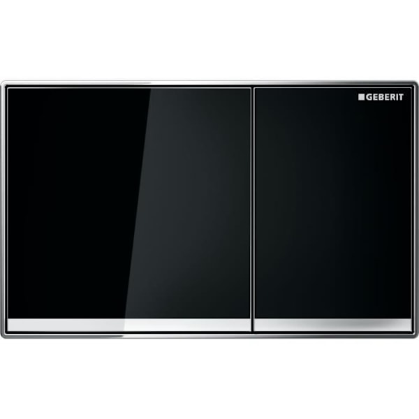 Geberit - Sigma 60 Spolplatta glas svart (115.640.SJ.1)