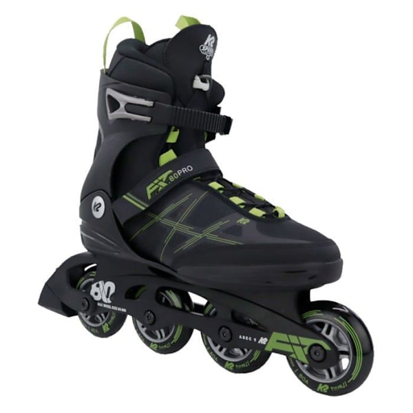 Roller in line K2 - 30G0211 - Skridskor F.i.t. 80 Pro BlackGray inlines för herr Svart/Oliv 39 1/2
