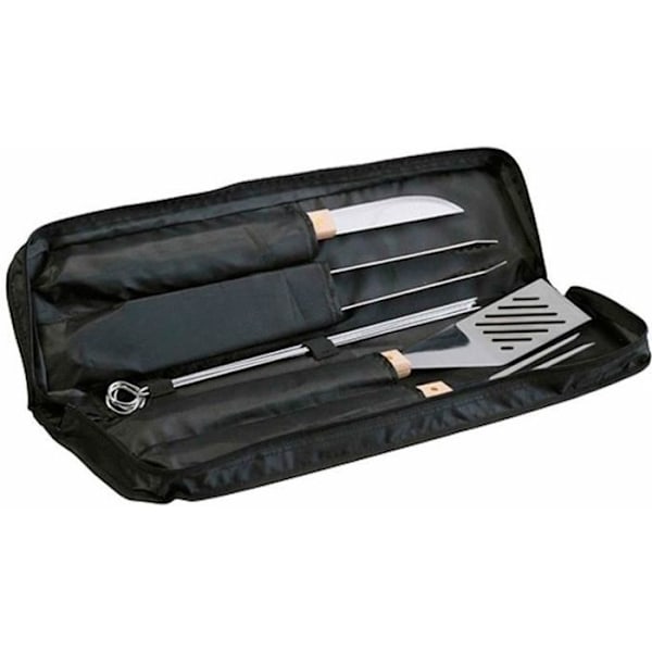 Grillset - CAMPINGAZ - Tygpåse med 5 redskap - Metall och trä - Svart Metall och trä