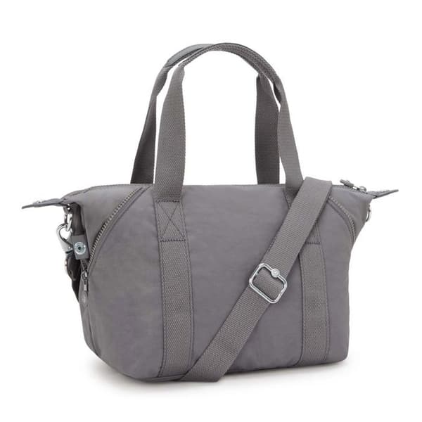 Kipling Basic Eyes Wide Open Art Mini Handbag — handväska grå Inviting Grey 35×22×18 cm grå