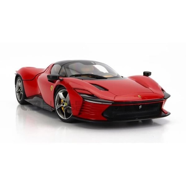 Samlarbil i miniatyr - BBURAGO - FERRARI Daytona SP3 Spider - 1/18 - Rosso Corsa 322 - 2022 Rosso Corsa 322, Vit