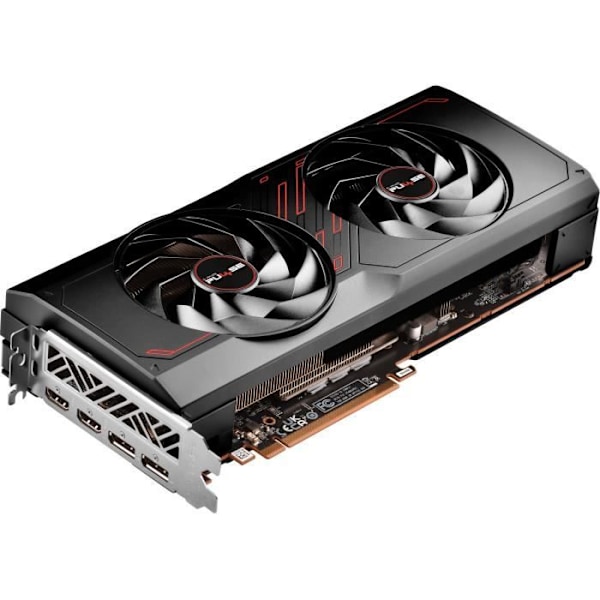 SAPPHIRE - Grafikkort - PULSE AMD RADEON™ RX 7800 XT GAMING 16GB - GDDR6 - DUBBLA HDMI / DUBBLA DP