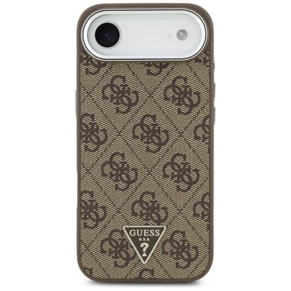 Coque Guess Hardcase 4G Triangle Logo MagSafe för iPhone Air - Brun Brun