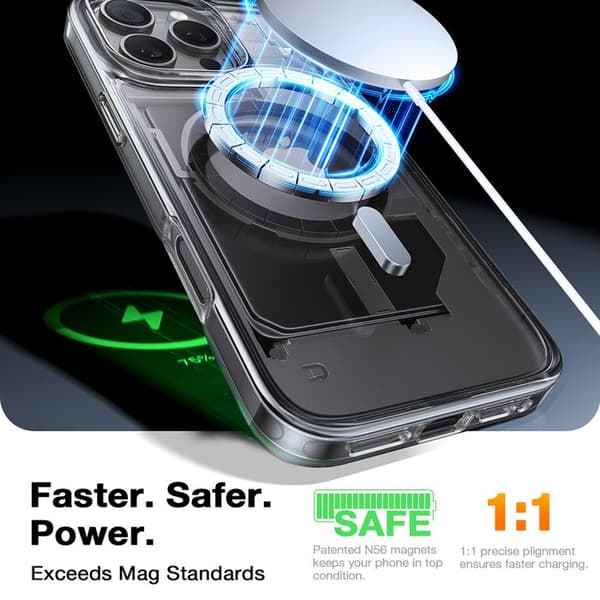 Coque Torras Diamond MagSafe Series för iPhone 16 Pro - Klar Klar