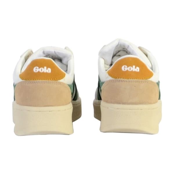Basket Cuir Gola Grandslam Trident - Vit/Grön/Sol Vit/grön/sol 40