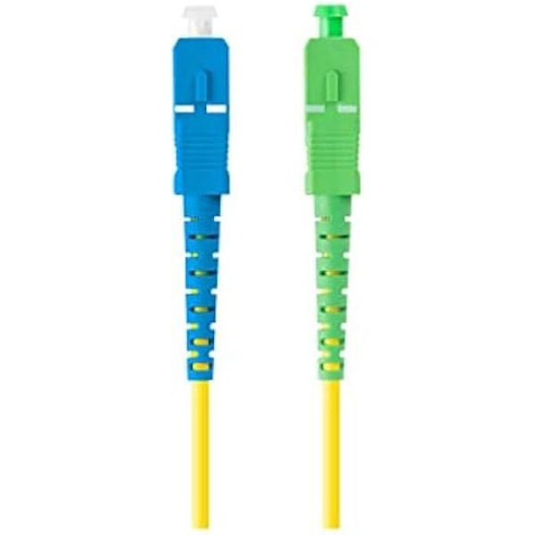 Fiberoptisk kabel - LANBERG - LATIGUILLE - 3M - SC/APC-SC/UPC - G657A1 - LSZH Gul