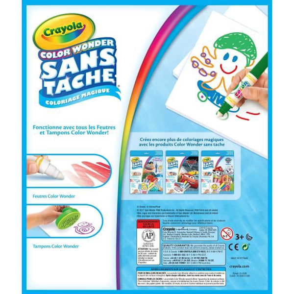 Color Wonder tom sida refill - Crayola - För magisk färgning Flerfärgad