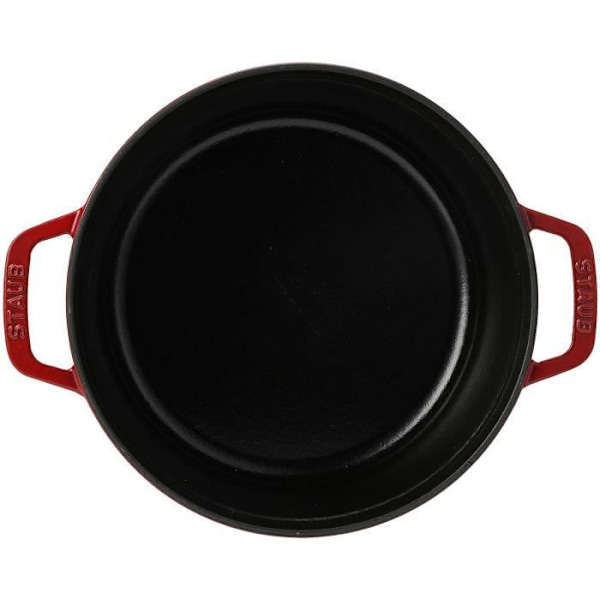 STAUB Round Cocotte 4 Quarts 4-Quart Cherry - 1102406