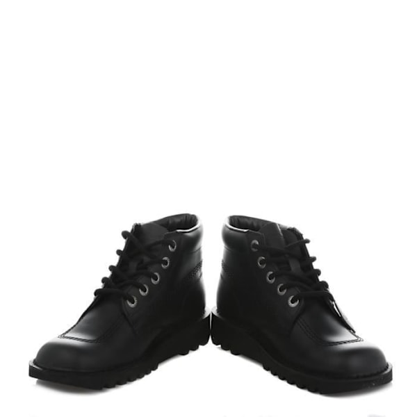 Kängor - Kickers - Kick Hi Core - Svart Läder - Snörning - Hög Skaft Svart 42