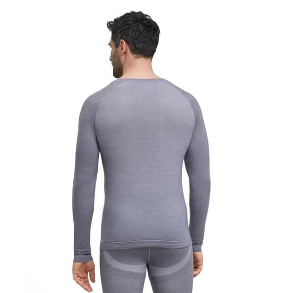 Undertröja långärmad Falke Wool-Tech Light - grå-melerad (3757) gråljung (3757) S