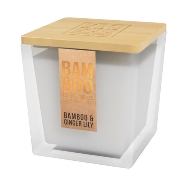 Stort miljöansvarigt Bamboo Ginger Candle Hea