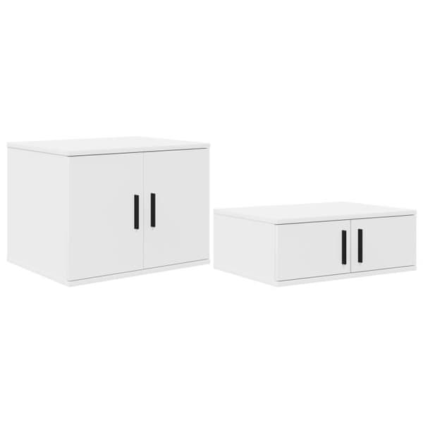Sängbord - Vit - MDF - 40 cm - Nutida - Design Vit